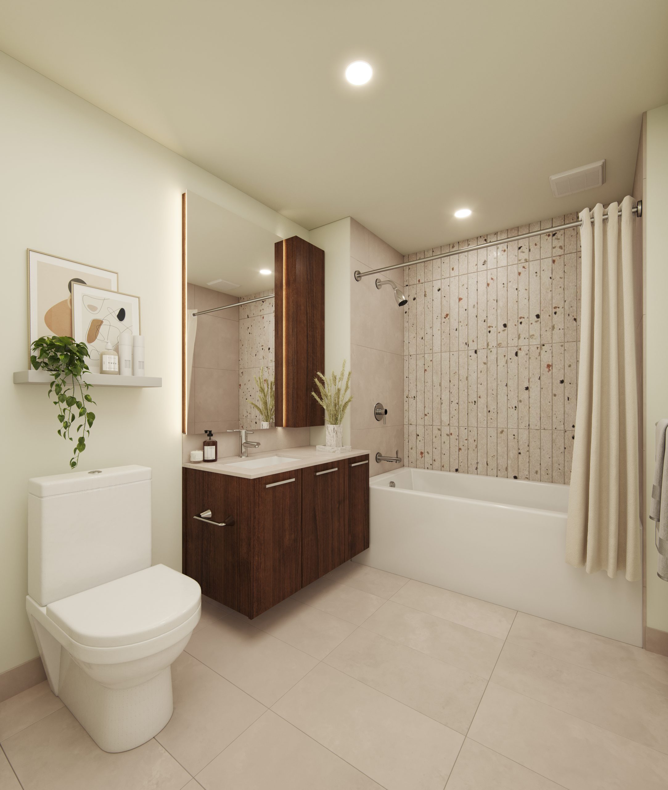 Bridge District Stratos Bathroom Apartment DC